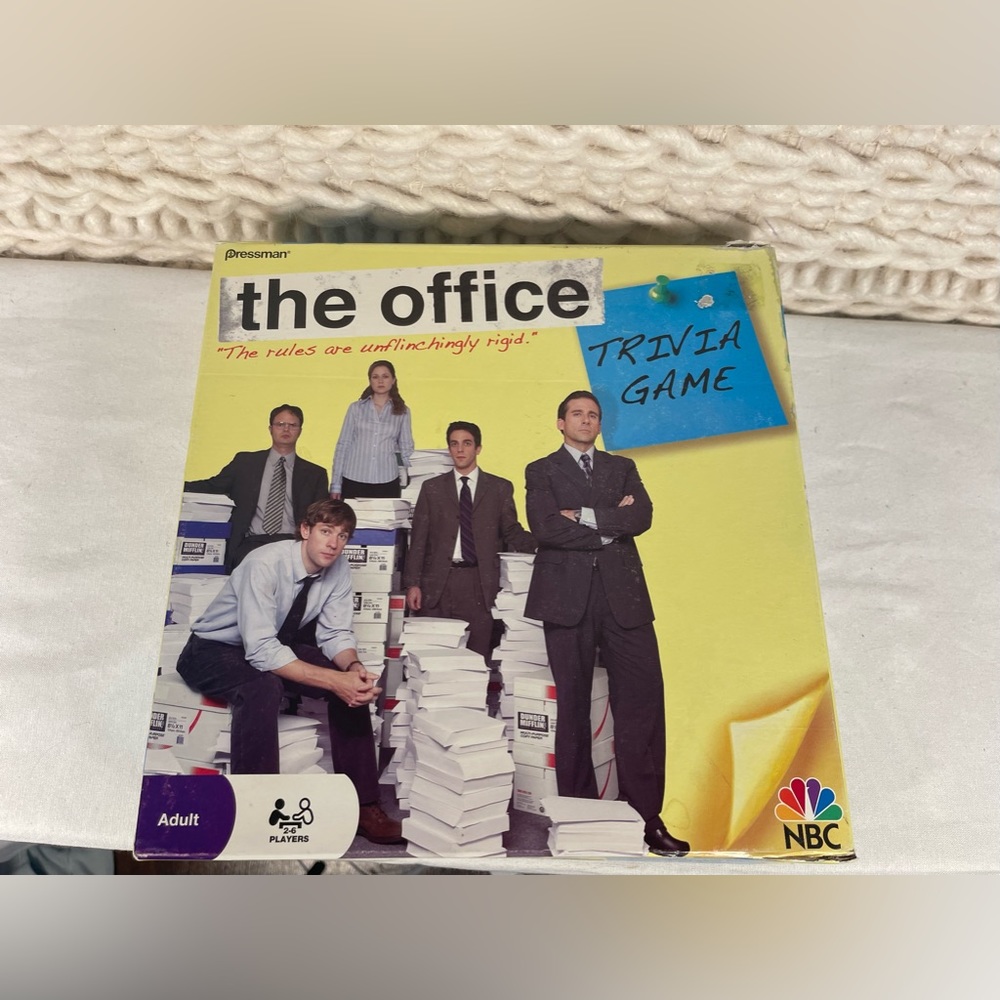 The Office Trivia Board Game NBC Pressman #4123 (2008) All Pieces Are In Box